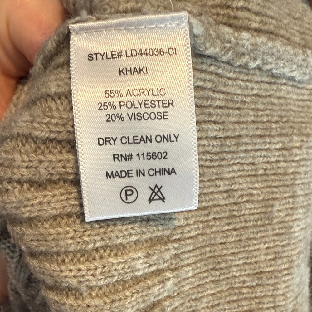 V-Neck Ribbed Sweater Dress - Picture 5 of 5